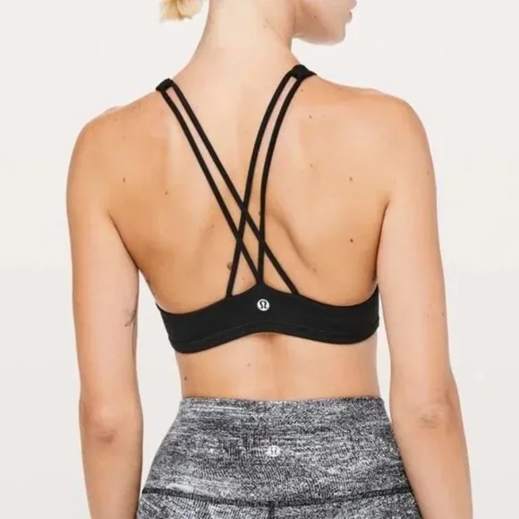 New Lululemon Black Free To Be Hi-Neck Bra *Luxtreme - Picture 6 of 6